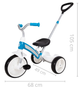 Велосипед триколісний дитячий Elite+ Blue (T180-5Elite+Blue), Qplay - зображення 4