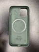 Чохол протиударний силіконовий OEMG Guard Shockproof Silicone Case with MagSafe для Apple iPhone 12 / 12 Pro (6.1") Cyprus Green (MHL33) - зображення 7