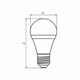 Промо-набір EUROLAMP LED Лампа філамент A60 8W E27 2700K (MLP-LED-A60-08273(Amber)new) - зображення 3