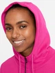 Толстовка на молнии с капюшоном женская Nike Essential Fleece Full-Zip Hdy CZ8338-615 XS Розовая (194502817027) - изображение 4