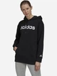 Худи оверсайз женское Adidas W Lin Ov Fl Hd GS1342 M Черное (4064055370583) - изображение 1