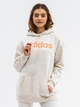 Худи оверсайз женское Adidas W Lin Ov Fl Hd H10184 2XS Бежевое (4064055378329) - изображение 1