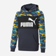 Дитяче тепле худі для хлопчика Puma Ess+ Camo Hoodie Fl B 847343-43 128 см Темно-синє (4065449172424) - зображення 1