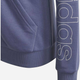 Młodzieżowa bluza rozpinana z kapturem dla chłopca Adidas G Lin Fz Hd GS4277 170 cm Niebieska (4064057800552) - obraz 4