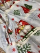 Фланелеві жіночі шорти блакитного кольору «Гноми» для дому та сну, розмір M - зображення 2