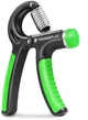 Эспандер кистевой PowerPlay PP-4323 с регулируемой нагрузкой 10-40 кг Strength Grip Черно-зеленый (PP_4323_Bl/Green) - изображение 1