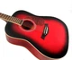Гитара акустическая EQUITES WKL 01 RDS 41'' ( Красно-черного цвета) - изображение 2