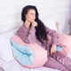 Подушка MirSon для беременных и отдыха Eco Line 8016 U-образная Dusty Rose (2200006178415) - изображение 4