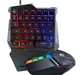 Клавіатура та миша 2в1 One-Hand 198I G506 black - зображення 2