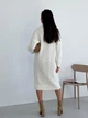 Платье вязаное миди женское ARTKNIT Оливия One Size Молочное (4823093454989) - изображение 2