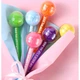 Блиск для губ Handaiyan Lollipop lip balm, зволожуючий прозорий блиск у формі льодяника, зелений - зображення 2