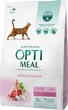 Сухий корм для дорослих кішок Optimeal зі смаком ягняти 4 кг (4820083905605)(B1841101) - изображение 1