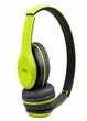 Беспроводные Наушники P-47 Bluetooth + MicroSD + FM Радио Зеленый с серым (71901SH784) - изображение 2