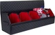 Сумка-органайзер у багажник EVAtech ECO XXL 30 x 30 x 100 см Чорна з чорною ниткою (EHECEWBBBR) - зображення 2