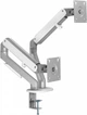 Настольное крепление для двух мониторов OfficePro MA422S с пружиной 17-32" 2-9 кг Silver - изображение 5