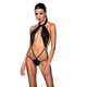 Боді-халтер з екошкіри Passion JANNIES BODY XXL/XXXL black - зображення 1