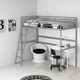 Каркас ліжка-горища IKEA СВЕРТА, сріблястий, 90x200 см, 202.479.82 - зображення 7