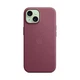 Чехол для Apple iPhone 15 Plus, FineWoven Case with MagSafe, бордовый, защитная накладка панель из материала FineWoven, противоударный, для айфона, защита всего корпуса, поддержка беспроводной зарядки и MagSafe, (ARM71979) - изображение 6