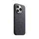 Чехол для Apple iPhone 15 Pro, FineWoven Case with MagSafe, черный, защитная накладка панель из материала FineWoven, противоударный, для айфона, защита всего корпуса, поддержка беспроводной зарядки и MagSafe, (ARM71982) - изображение 2