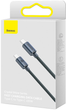 Кабель Baseus Crystal Shine Series Fast Charging Data Cable Type-C to Type-C 100 Вт 2 м Black (CAJY000701) - зображення 5