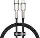 Кабель Baseus Cafule Series Metal Data Cable Type-C to iP PD 20 Вт 2 м Black (CATLJK-B01) - зображення 1