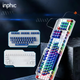 Клавіатура INPHIC K9 MECHA дротова повнорозмірна з регульованим підсвічуванням RGB, безшумна, синьо-білий (Eng) - зображення 7