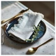 Салфетка IKEA NISSÖGA, бежевый, голубой, 35x35 см, 805.550.34 - изображение 2