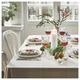 Салфетка IKEA VIPPSTARR, узор с красными полосками, естественный, 30x30 см, 405.591.90 - изображение 6