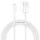 Кабель Baseus Superior Series Fast Charging Lightning 2.4A (2m) white - изображение 1