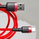 Кабель Baseus Cafule Type-C 3A (1m) red - изображение 2