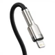 Кабель Baseus Cafule Metal Type-C to Lightning PD 20W (0.25m) black CATLJK-01 - изображение 7