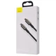 Кабель Baseus Tungsten Gold Type-C to Lightning PD 20W (2m) black - зображення 2