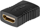 Adapter Akyga HDMI - HDMI F/F Black (5901720130389) - obraz 1