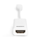 Кабель адаптер Digitus mini Displayport - HDMI M/F 0.15 м White (4016032328599) - зображення 3