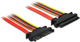 Kabel Delock SATA - SATA F/M 0.5 m Multicolor (4043619849208) - obraz 1