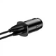 Автомобильное Зарядное Устройство Baseus Square Metal 30W USB+Type-C (PD3.0+QC4.0+) black - изображение 5
