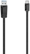 Кабель Hama USB Type-A - USB Type-C M/M 0.75 м Black (4047443443960) - зображення 2