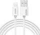 Кабель Somostel USB Type-A - Lightning 3.1A 1.2 м White (5902012968376) - изображение 1