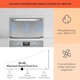 Кухонна витяжка Klarstein Royal Flush Eco 60см нержавійка - изображение 3