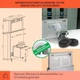Кухонна витяжка Klarstein Royal Flush Eco 60см нержавійка - изображение 5