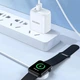 Зарядний пристрій, бездротова док-станція Kakusiga KSC-798 для Apple Watch 1-8 / SE / SE2 / Ultra KAKU KSC-798 білий - зображення 5