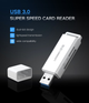 Кардрідер UGREEN CM104 USB 3.0 to TF + SD Dual Card Reader White (6957303847532) - зображення 4