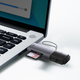 Кардрідер Baseus Lite Series USB Type-A & Type-C - SD/TF Grey (WKQX060113) - зображення 8