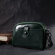 Сумка кросс-боди женская кожаная Vintage leather-22420 Зеленая - изображение 7