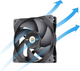 Wentylator Thermaltake GT12 PC Cooling Fan TT Premium Edition 120mm Czarny (CL-F155-PL12BL-A) - obraz 5