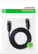 Патч-корд Ugreen NW122 Cat 6 А Pure Copper Ethernet Cable OD2.8 1 м Black (6957303873326) - зображення 6