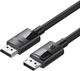 Кабель Ugreen DP114 DisplayPort to DisplayPort v1.4 3 м в оплетке Black (6957303883936) - изображение 1