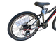 Велосипед детско-подростковый CROSSRIDE Cross 24" AL рама 13" Чёрно-красный - изображение 3