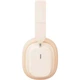 Навушники Bluetooth Baseus A00050402223-00 Bowie H1i V5.3 бездротові навушникі із шумозаглушенням для пристроїв Бежевий - изображение 5