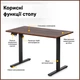 Стол с электрорегулировкой высоты Mealux PowerDesk Lite 120х60х71-118 см Walnut (EVO-201 Lite Walnut /B) - изображение 4